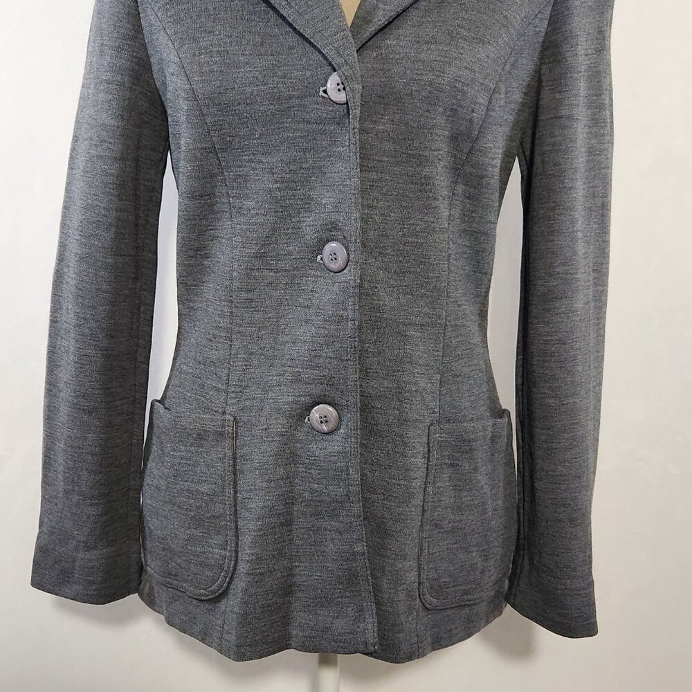 Pendleton Women's Size Medium Gray Three Button F… - image 3